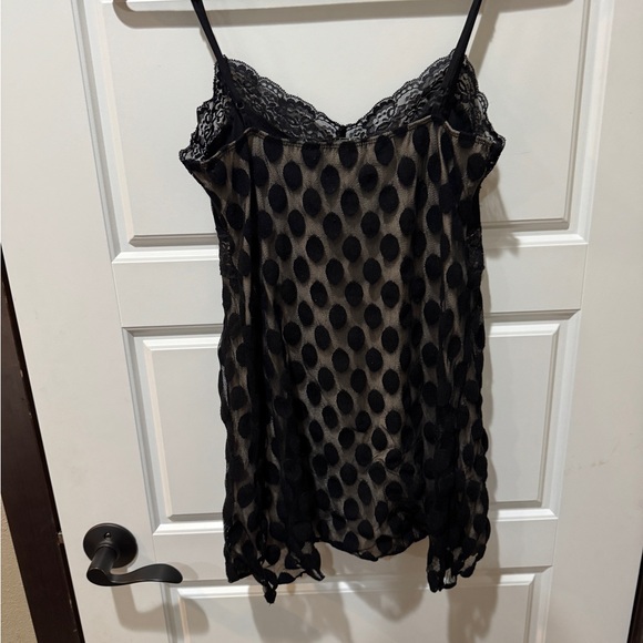 Vintage Guess Babydoll Lace Polka Dot Women's Top| Y2K| - Picture 5 of 5